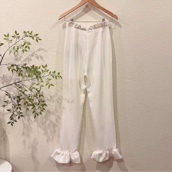 Keepsake The Label Only Love High Waist Ruffle Pant in Ivory Size XXS/S NWT - Picture 7 of 8